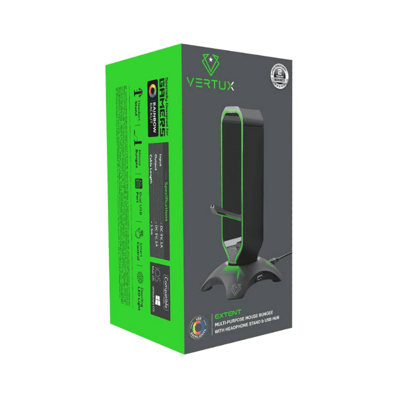 Vertux Multi-Purpose Mouse Bungee with Stand