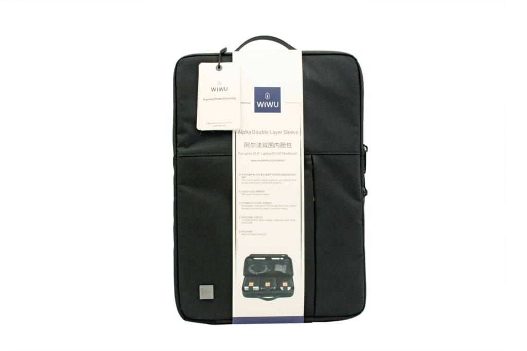 Wiwu Alpha Double Layer Sleeve Bag For Laptop Black
